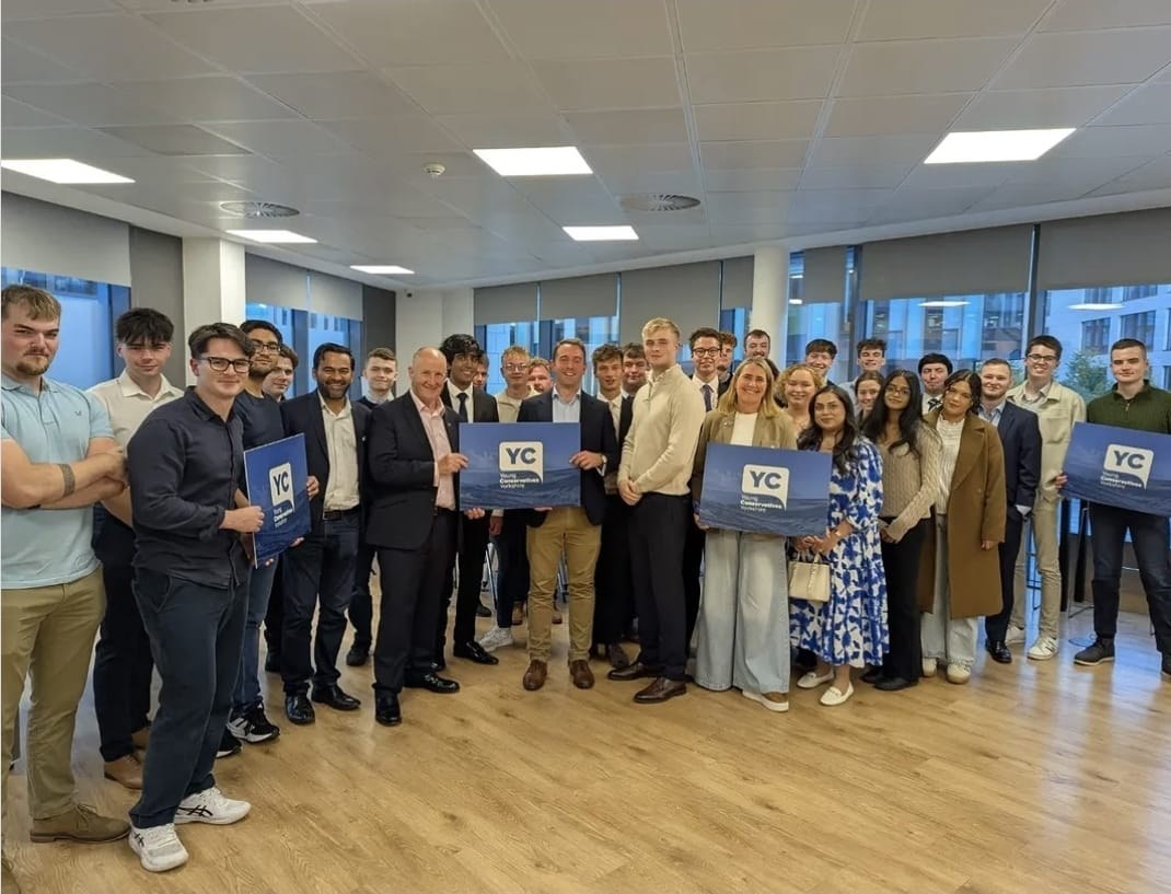 Young Conservatives gathered at a national event